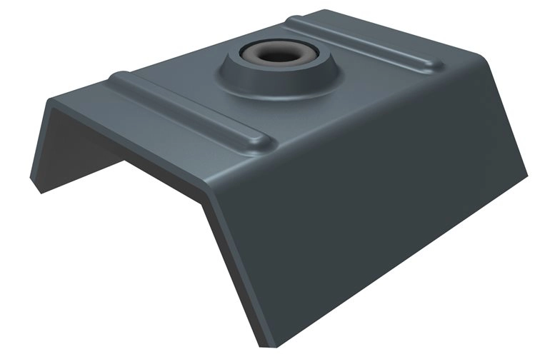 Cavalier avec joint pour profil JI 45-333-1000 JORISIDE - 100 pièces - RAL 8012