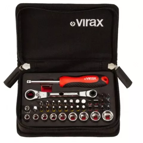 Coffret douilles + embouts 1/4, 41 pièces - VIRAX - 310400