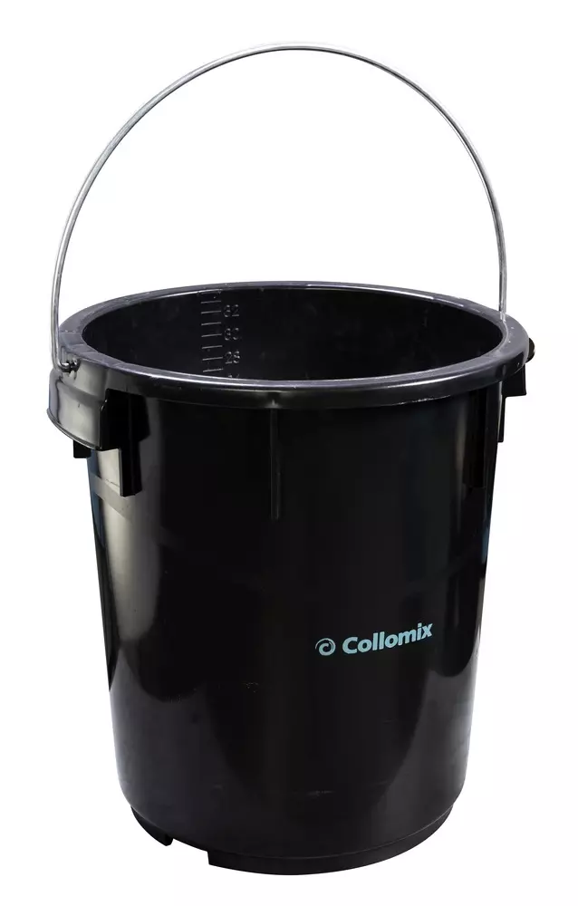 Bac de mélange MixTub 34L avec poignées - Noir - COLLOMIX - 60600