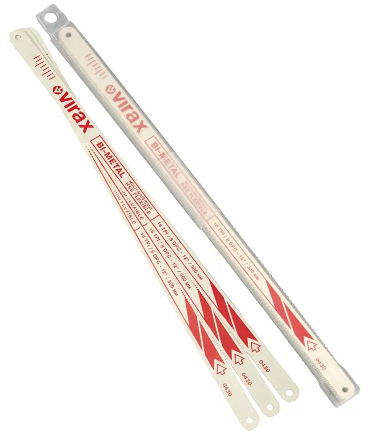 Lames de scie à main 10 dents/cm VIRAX - Pack de 10 - 043004