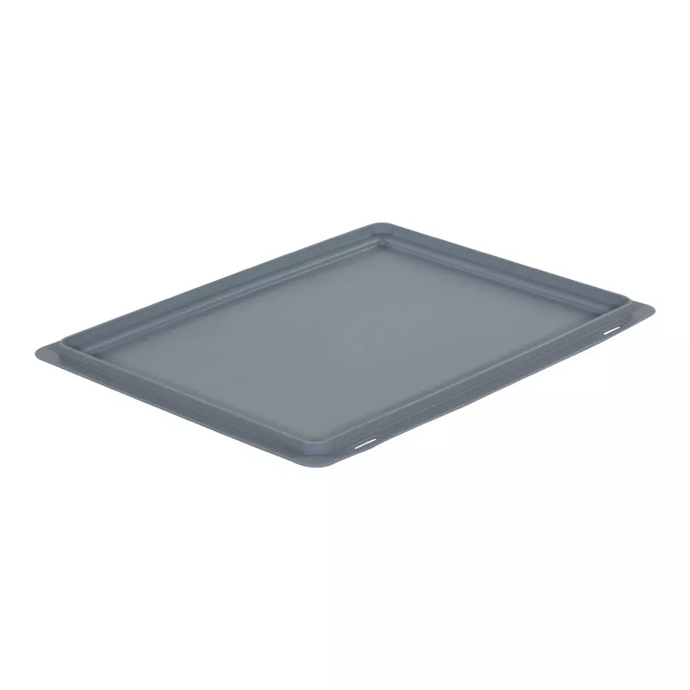 Couvercle pour bac palettisable norme Europe - 400 x 300 mm - Gris - NOVAP - 5100844