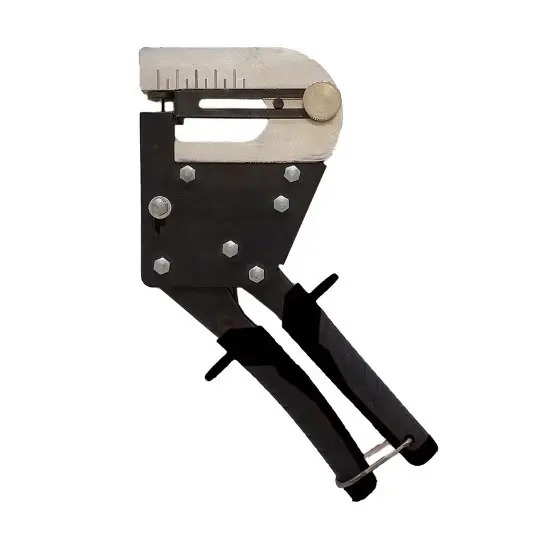 Poinçonneuse ardoise et tôle avec ses 5 poinçons - DIMOS - 215559