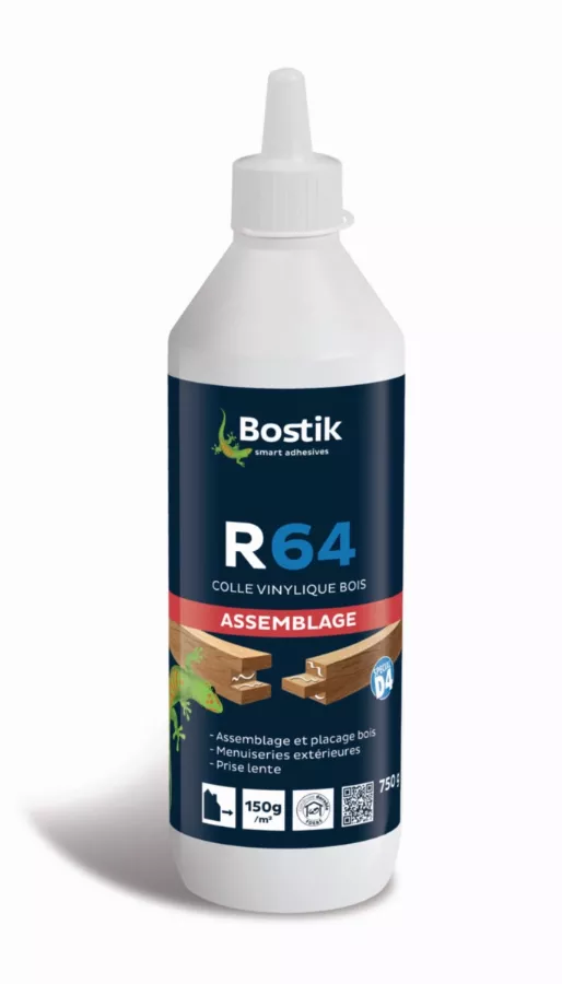 Colle R64 BOSTIK spécial D4 pour l'extérieur - Biberon 750 gr - 30604657