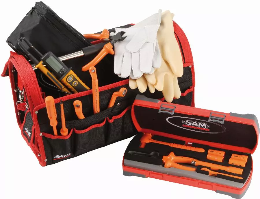 Caisse textile 30L avec 11 outils isolés 1000V SAM - CP-11