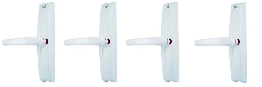 Pack de 4 crémones Dualis CROISEE DS + 4 guides - 2500 mm Blanc - DS7214-036