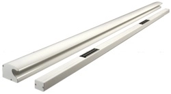 Bandeau ventouse 2X300kg tri-tension 12/24/48V automatique - 2500 mm - Blanc 9010 - GROOM - GRS332157