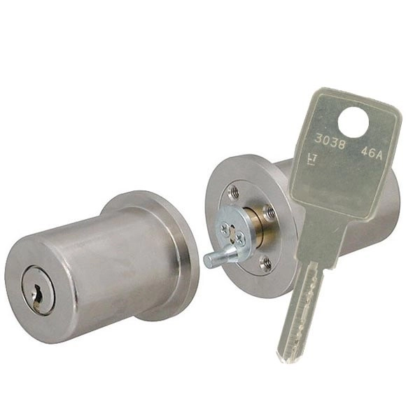 Jeu cylindre Expert T 623 nickelé KABA - L.45 mm - 4 clés panzer - 5.DZ508.100.623/45NI