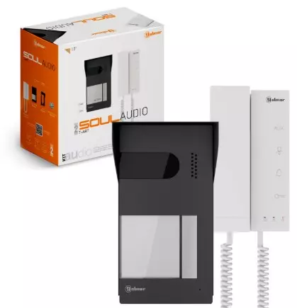 Kit interphone audio Surf 2 fils avec combiné + Platine + Transformateur - EVICOM SAS - GAS 1220SII