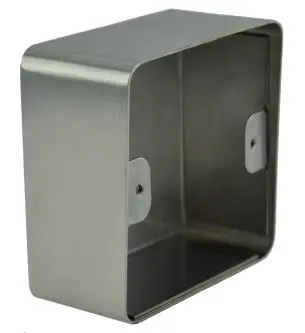 Boîtier inoxydable 82.5x82.5x3 plaque carrée 80x80 mm IZYX SYSTEMS - SSH200