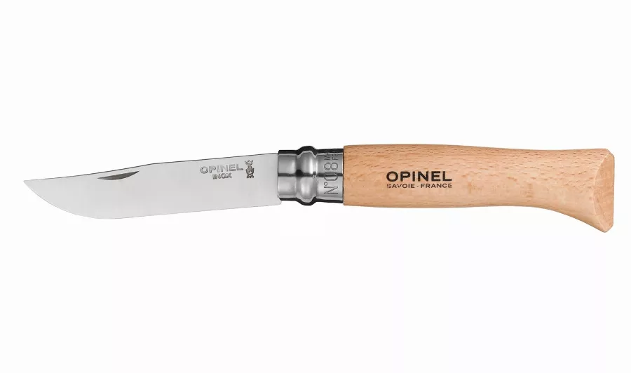 Couteau OPINEL N°8 Lame INOX avec bague de sécurité - 123080