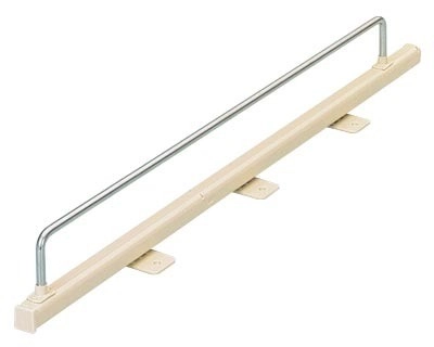 Support de cintres HETTICH avec coulisse sur la base de Quadro - 400 mm - Argenté - 9136277
