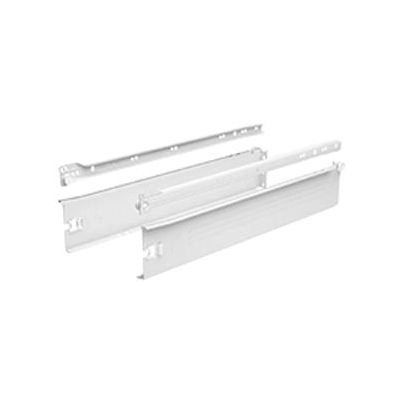 Paire côté de tiroir Blanc HETTICH MultiTech 86 x 550 mm - simple paroi - 9127887