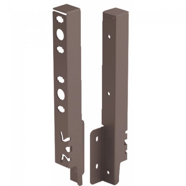 Set raccord HETTICH ArciTech pour paroi arrière Anthracite - 218 mm - 9150505