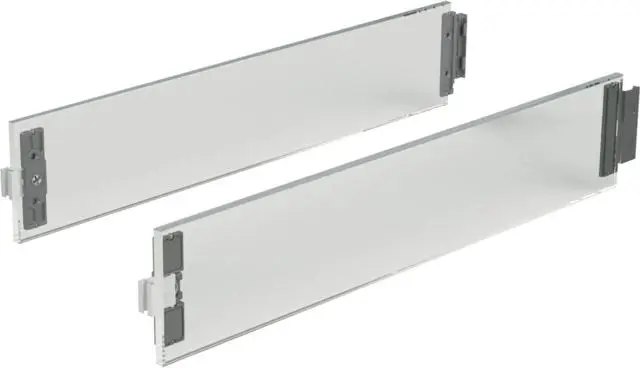 Set HETTICH ArciTech Designside verre pour tiroir 186/94 ou 218/126 mm - L.300 mm - 9122984