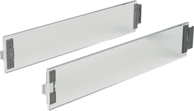 Set HETTICH ArciTech Designside verre pour tiroir 186/94 ou 218/126 mm - L.350 mm - 9122985