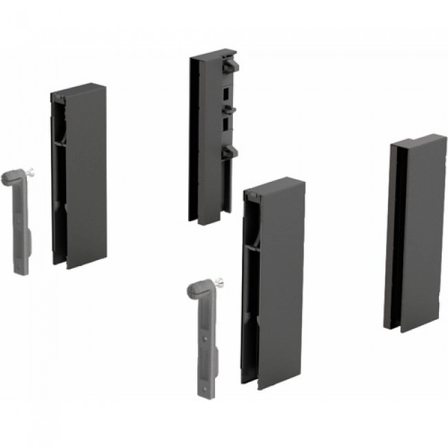 Adaptateur HETTICH ArciTech Designside 218/94 ou 250/126 mm - Anthracite - 9122974