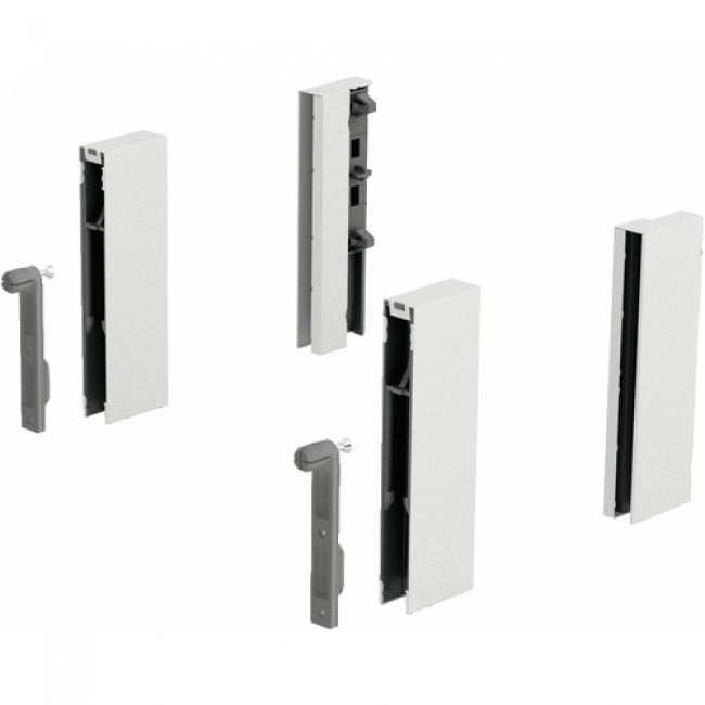 Adaptateur HETTICH ArciTech Designside 124 mm - Blanc - 9122974