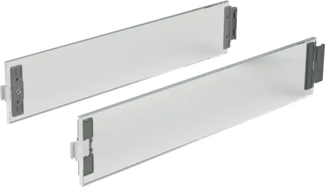 Set HETTICH ArciTech Designside verre pour tiroir 218/94 ou 250/126 mm - L.550 mm - 9122997