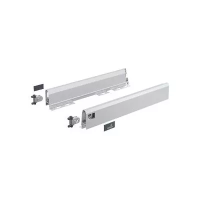 Ensemble profilés latéraux Arcitech 500/94 HETTICH Gris + fixations - 9150619