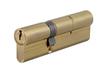 Cylindre HG6 35x35 THIRARD - Laiton sur passe PTT et EDF - 3 clés - PU063535