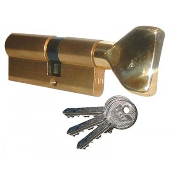 525930307 Cylindre à bouton City varié - 30 x 30 - Laiton poli 