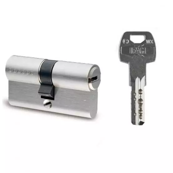 Cylindre  profil euro WX Nickelé varié (clé à modèle déposé) IFAM