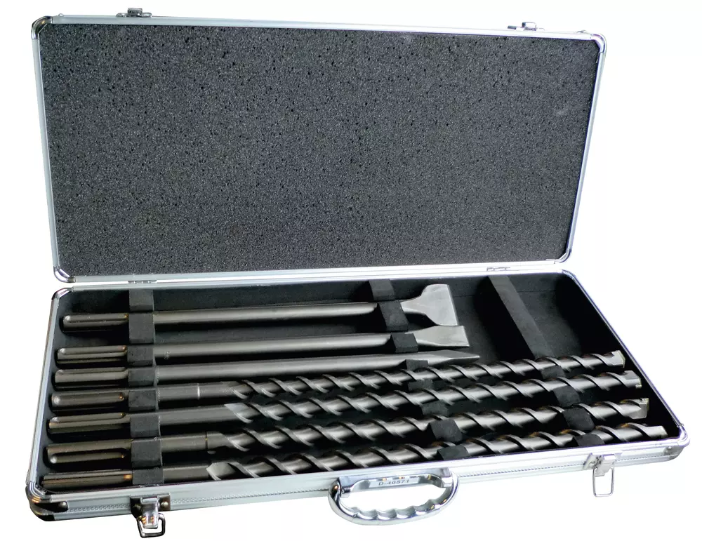 Coffret burins et forets SDS-Max - 7 pièces - MAKITA - D-40571