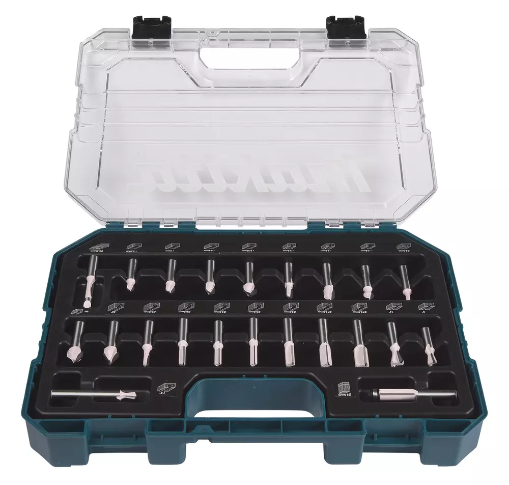 Coffret de 22 fraisesà rainurer - MAKITA - D-74784