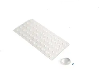 Butées adhésives transparentes D.10mm