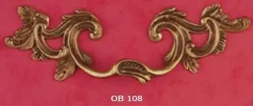 Poignée Style L.XV OB108 Bronze Patiné