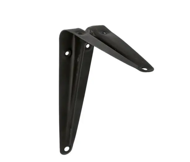 Console emboutie acier noire-150x200mm