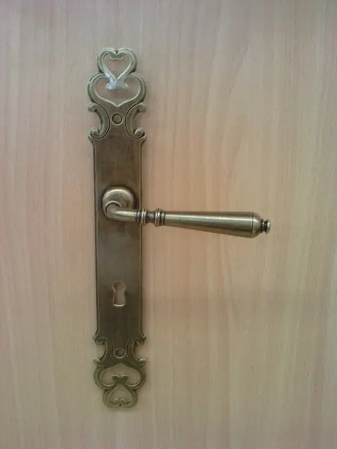 Ensemble MANOIR Laiton vieilli-[ trou de clé]