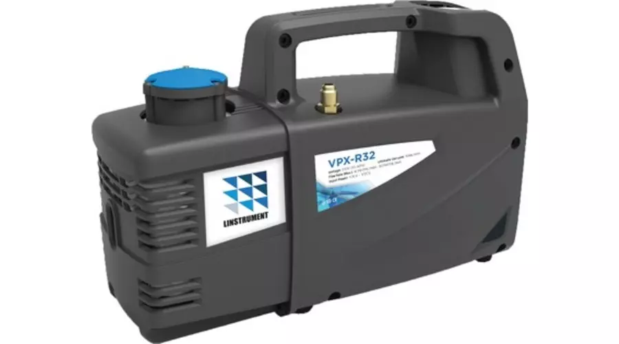 Pompe à vide double-étage 114 L/min + vacuomètre et électrovanne / VPX-240-R32 - LINSTRUMENT - 2002540