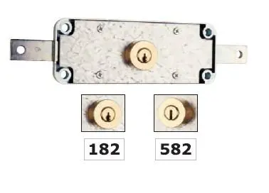 Serrure de garage  Réf 582 AGA