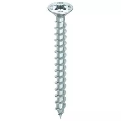Vis HECO-Topix-Plus - Ø3,5x12mm - Tête Fraisée à poches de fraisage - Filetage Total - PZ2 - Boite de 1000 - 60172