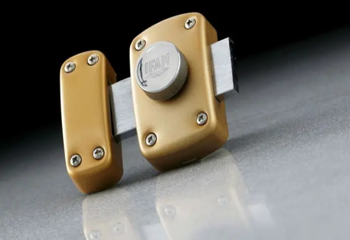 Verrou à bouton IFAM Série B5 sans cylindre