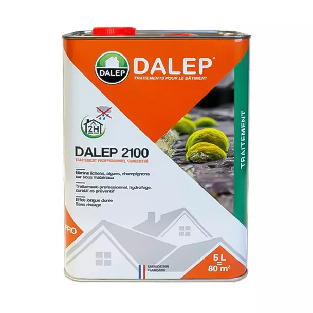 Fongicide et anti-dépôt vert Professionnel Concentré DALEP 2100 Bidon de 5 Litres - 121005