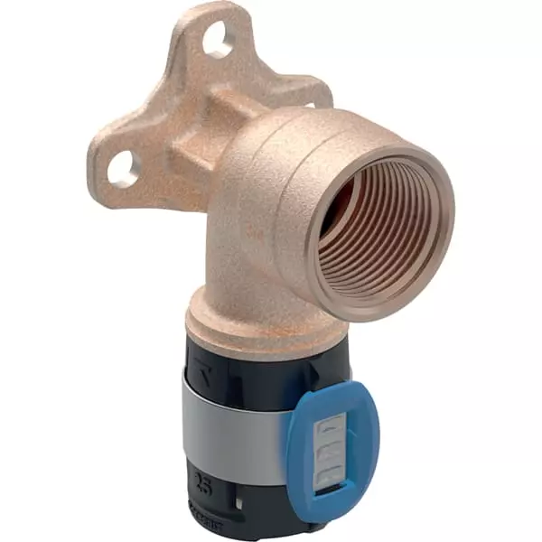 Applique 90° FlowFit - DN. 15 - Ø 20 mm - Rp. 3/4'' - L. 5.2 cm - GEBERIT - 620.821.00.1