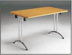Pieds de table pliable Ref  58 Chromé
