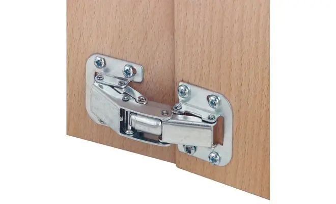 Charnière invisible applique à ressort