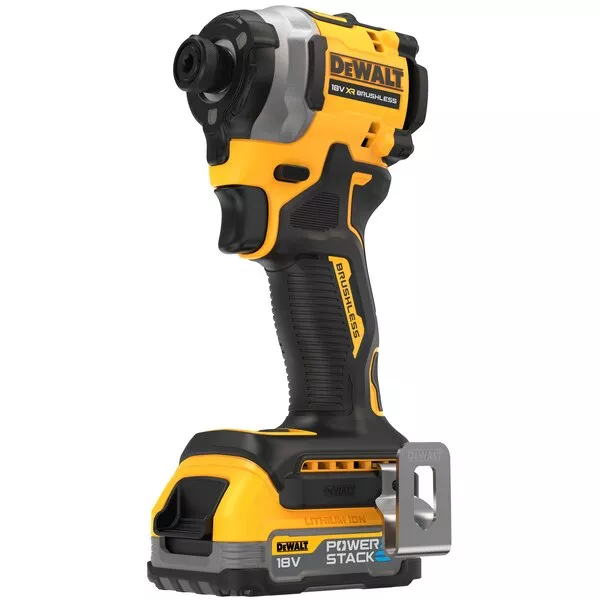 Visseuse à chocs ultra compacte XR 18V 1.7Ah Li-Ion brushless Powerstack DEWALT - DCF850E2T-QW