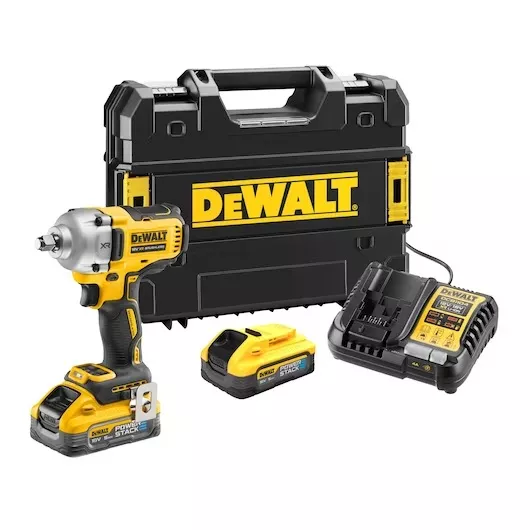 Boulonneuse 1/2” XR 18V DEWALT 5Ah Li-Ion Brushless 812 Nm Jonc de Sécurité - DCF891H2T-QW