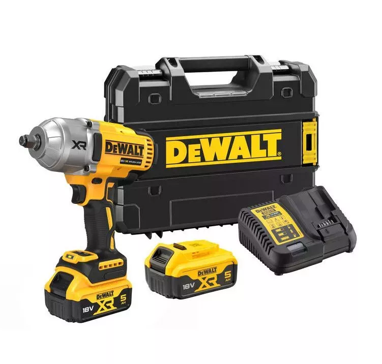 Boulonneuse ½” DEWALT XR 18V Brushless 1396 Nm - 2 batteries 5.0 Ah, chargeur- DCF900P2T-QW