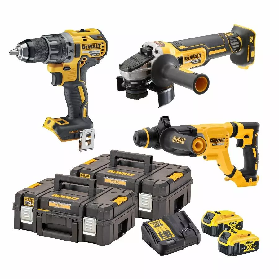 Kit 3 Outils XR 18V 5AH Li-Ion Brushless DEWALT - DCK327P2T-QW 