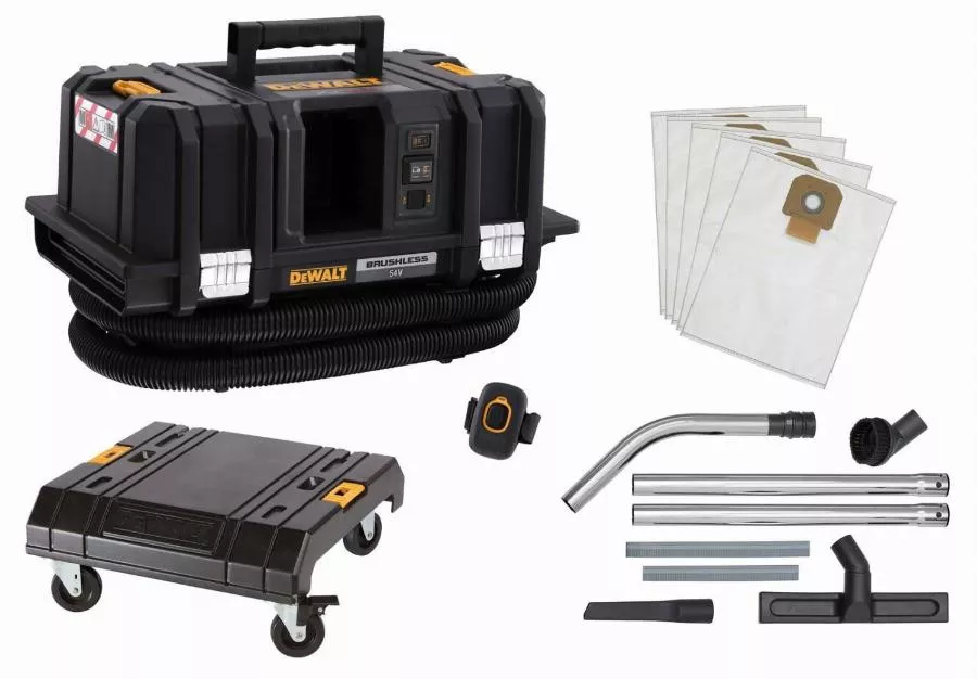 Aspirateur TSTAK XR Flexvolt 54V Brushless Eau et Poussières Classe M + Accessoires DEWALT - DCV586MK-XJ