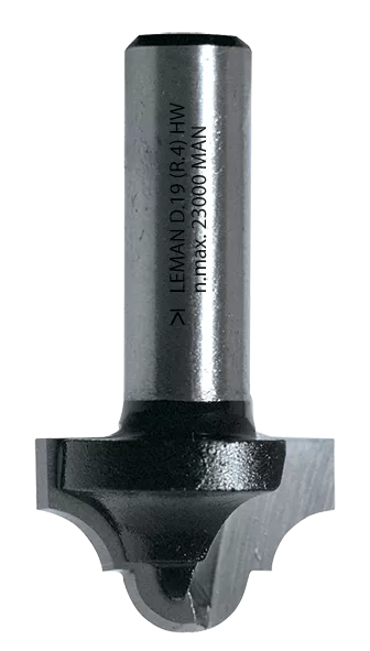 Fraise à profil tiroir LEMAN - profil HM - Ø 19 mm - queue de 8 mm - 4438.704.00