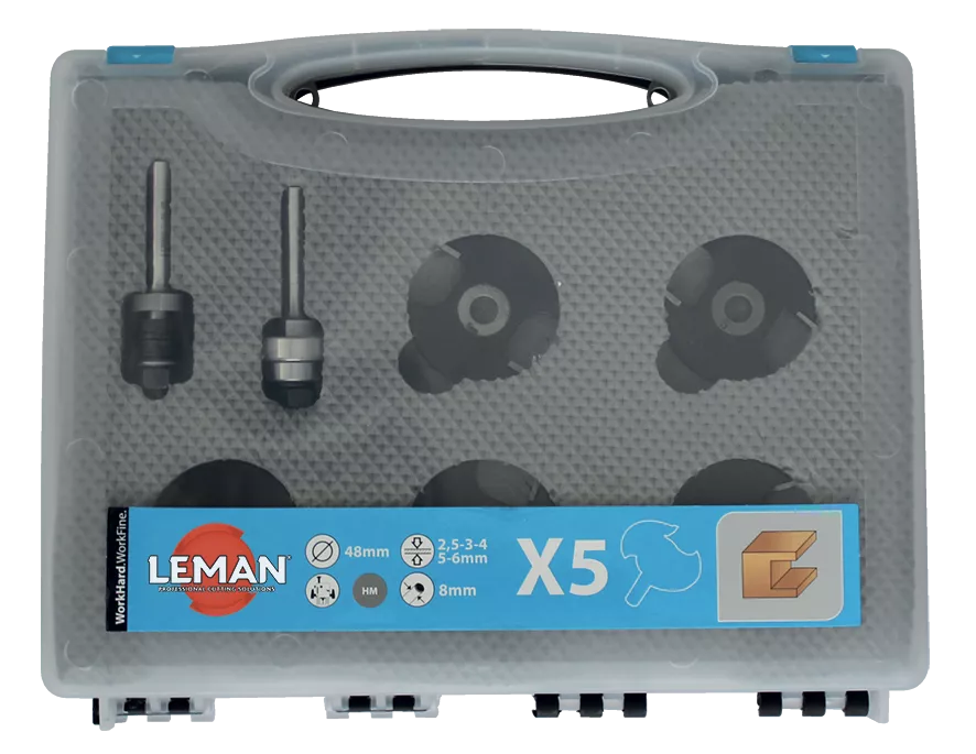 Coffret de 5 disques à rainer LEMAN D48mm - 4728.700.52