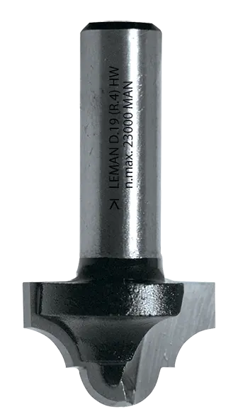 Fraise à profil tiroir LEMAN - profil HM - Ø 19 mm - queue de 8 mm - 4438.704.00
