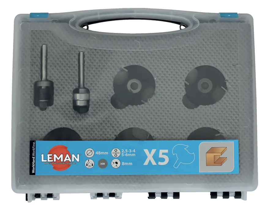 Coffret de 5 disques à rainer LEMAN D48mm - 4728.700.52