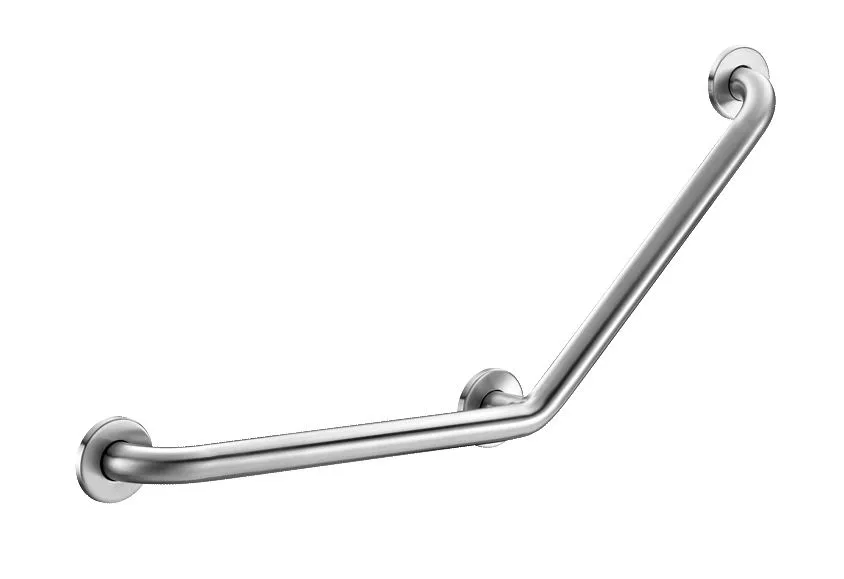 Barre d'appui à 135° 3 points Basic Ø32 400x400 DELABIE Inox satiné - 35082S